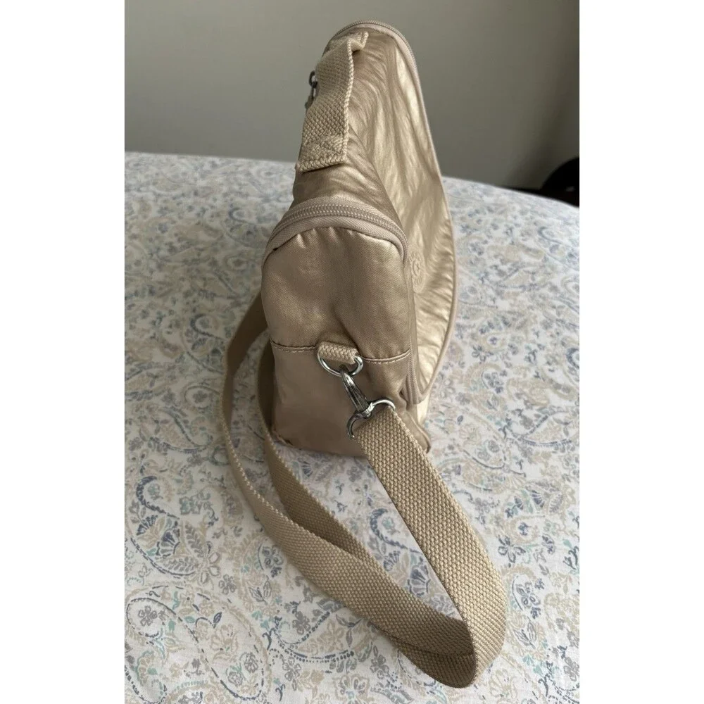 Kipling Lunch Bag 2L Gold Metallic Insulated Waterproof